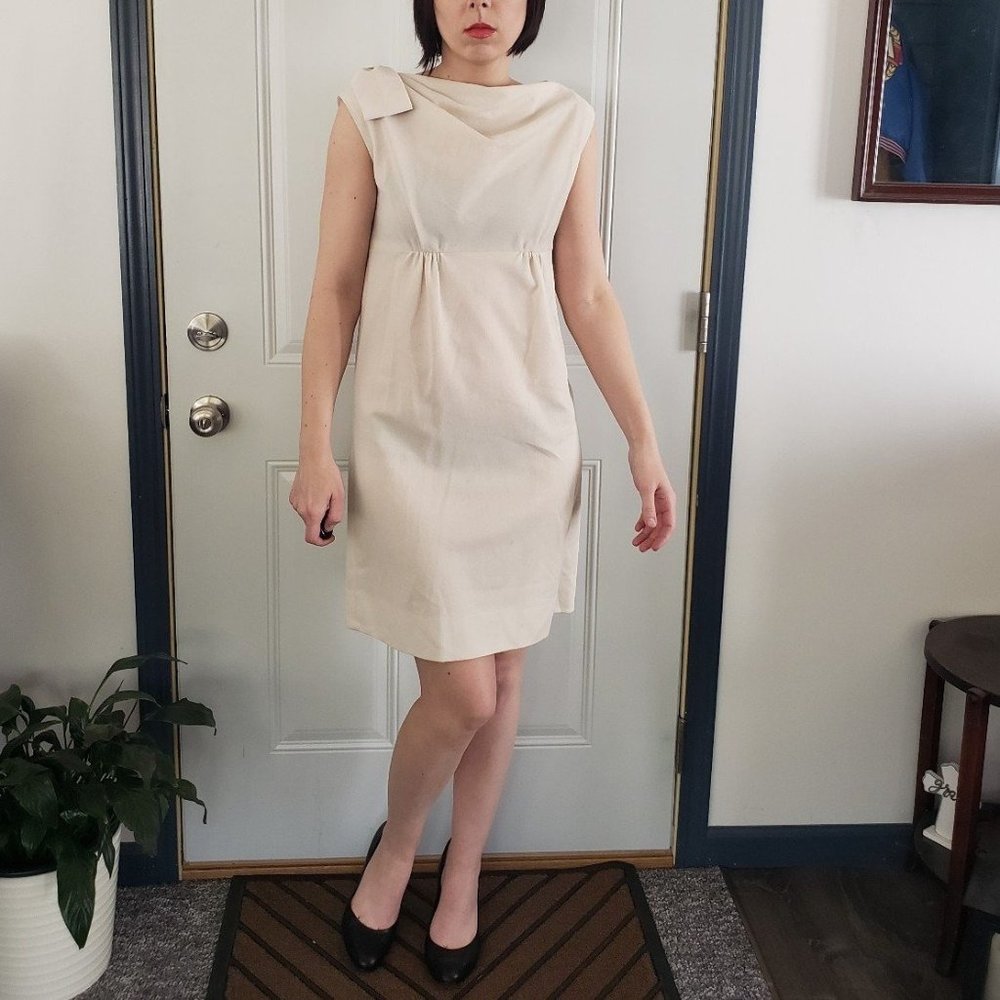 60s Beige‎ Mod Dress